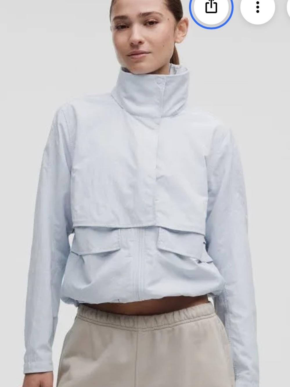 lululemon Always Effortless Classic-Fit Jacket Women's starch blue